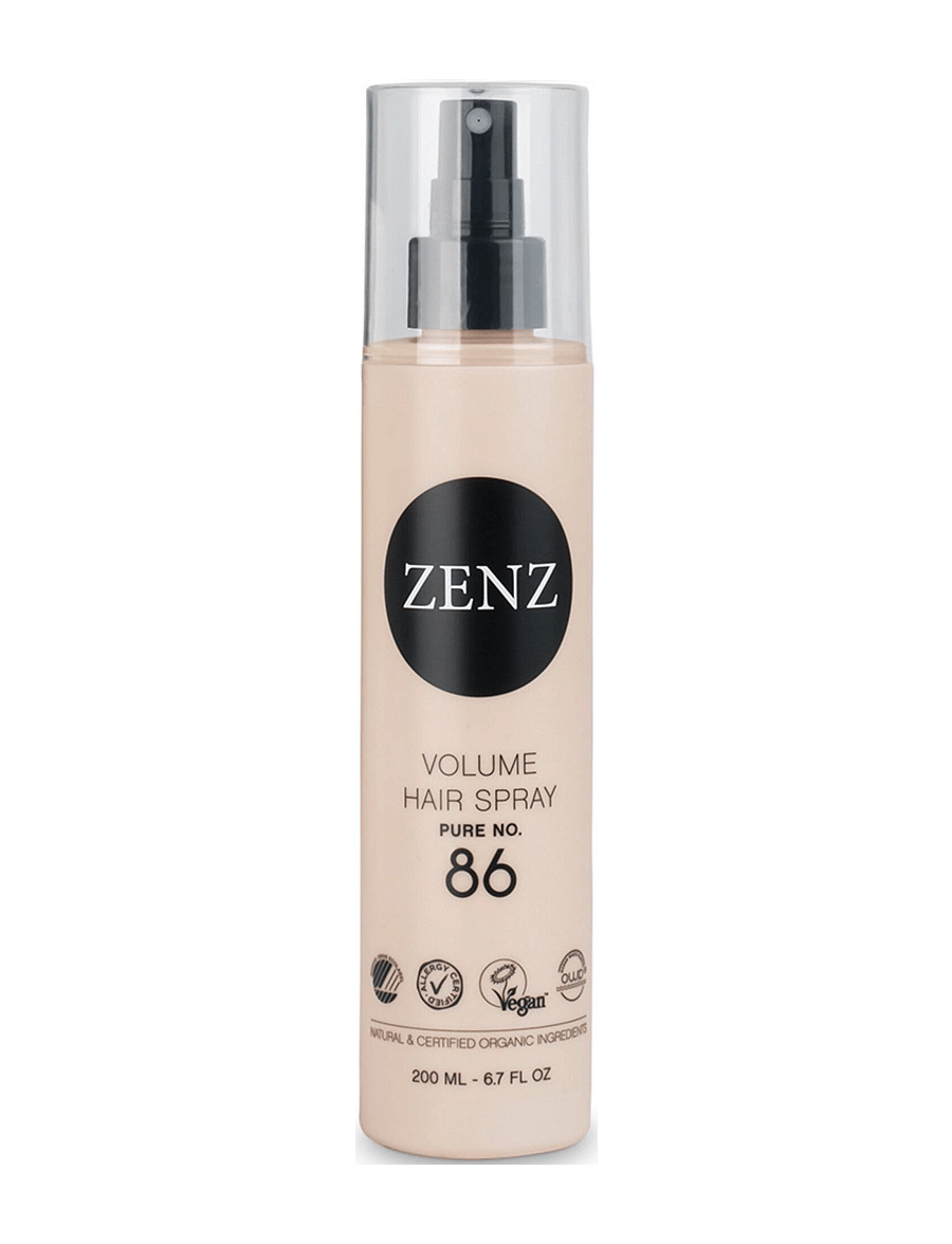 ZENZ - Styling 86 Volume Hair Spray Medium Hold 200 ML - volymspray - clear - 0