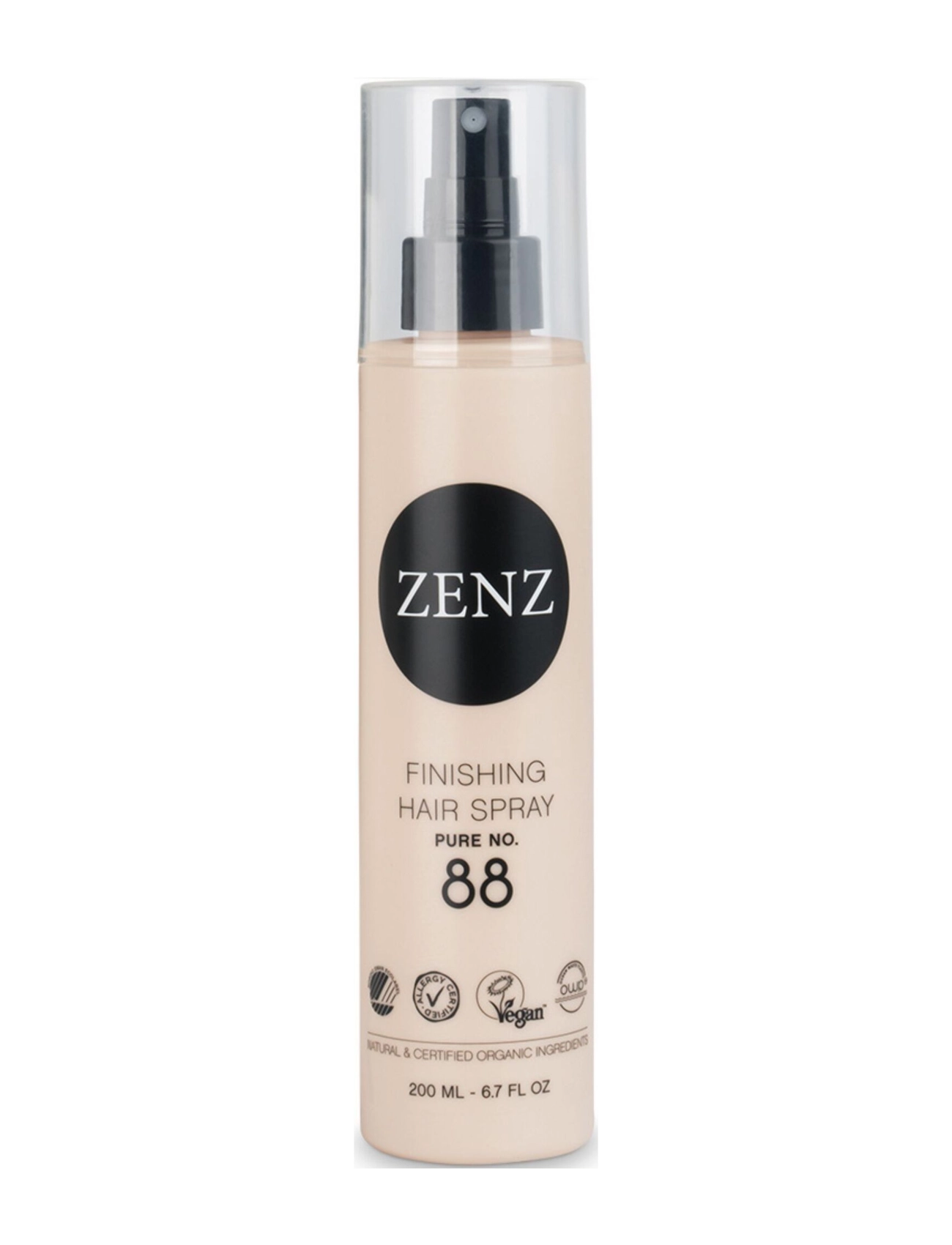 ZENZ Styling 88 Finishing Hair Spray Strong Hold 200 ml, 200 ml, Nude, Styling > Hårspray Og Skum, Dame