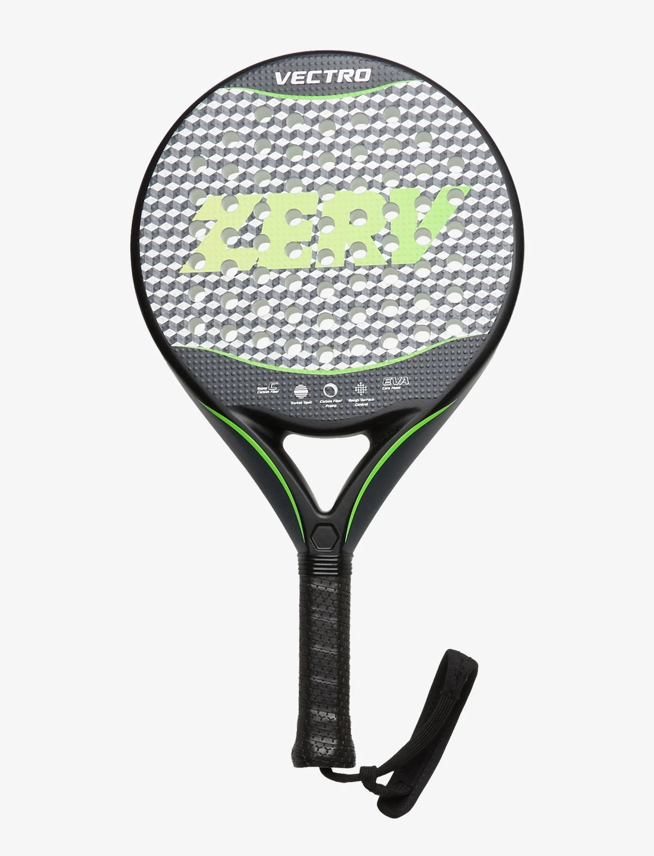 Zerv - ZERV Vectro Classic - padel rackets - grey/green - 0
