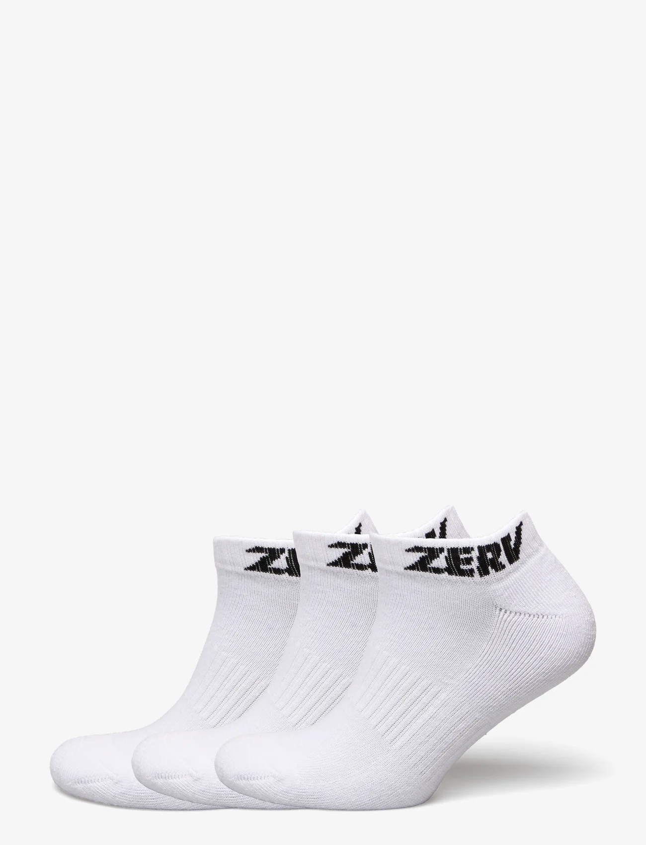 Zerv - ZERV Performance Socks Short 3-pack - zemākās cenas - white - 0