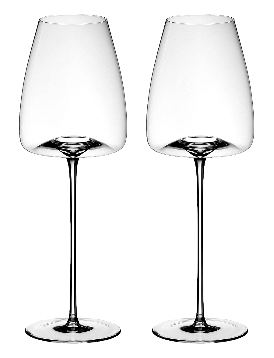 Zieher - Zieher vinglas Vision Straight 2-pack - weißweingläser - clear - 0