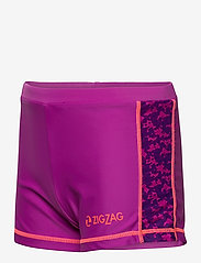 ZigZag - Logone UVA Girls Swim Shorts - sommarfynd - purple flower - 2