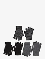 Neckar Knitted 3-Pack Gloves - BLACK