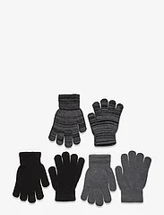 ZigZag - Neckar Knitted 3-Pack Gloves - najniższe ceny - black - 0