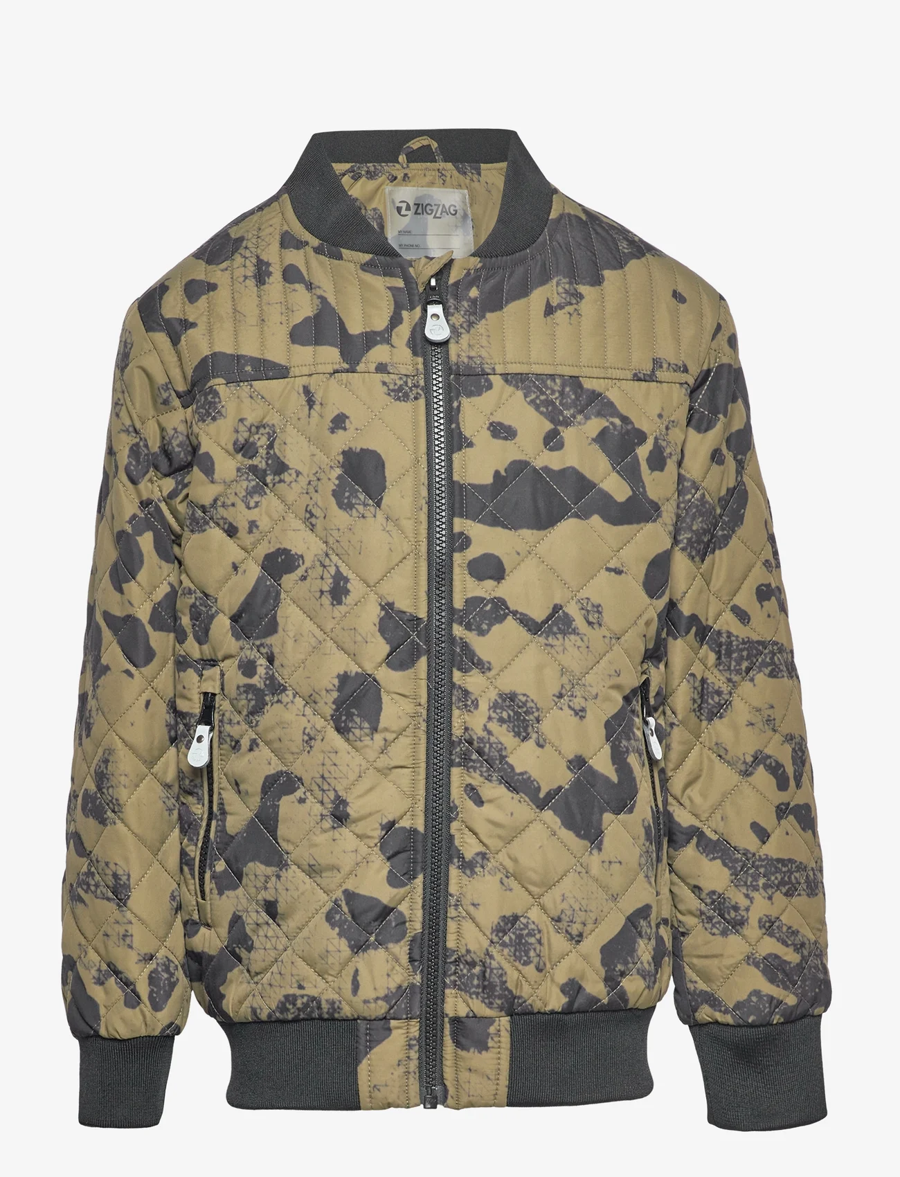 ZigZag - Saxo B Quilted Jacket - quilted jackets - tarmac - 0
