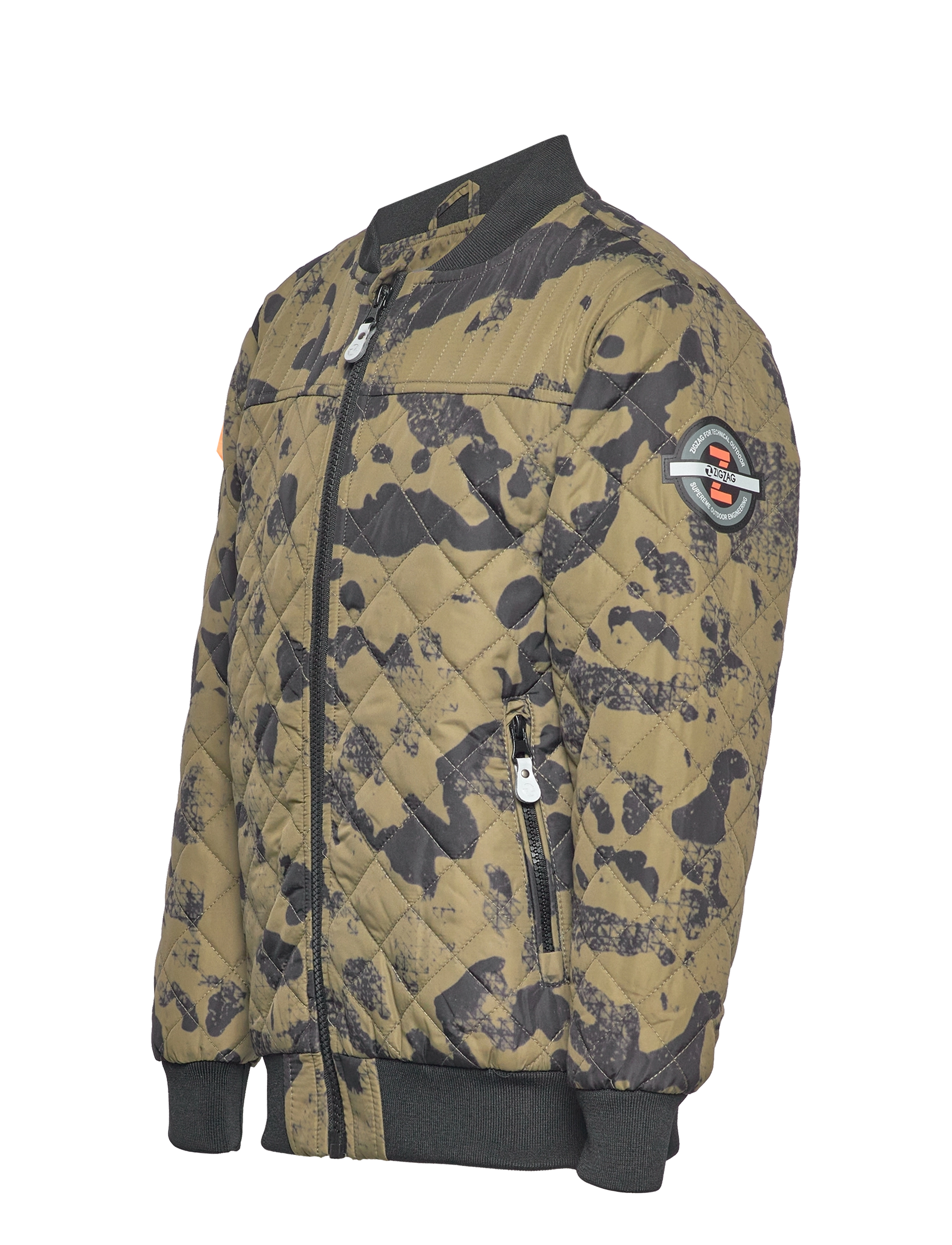 ZigZag - Saxo B Quilted Jacket - höstjackor - tarmac - 2