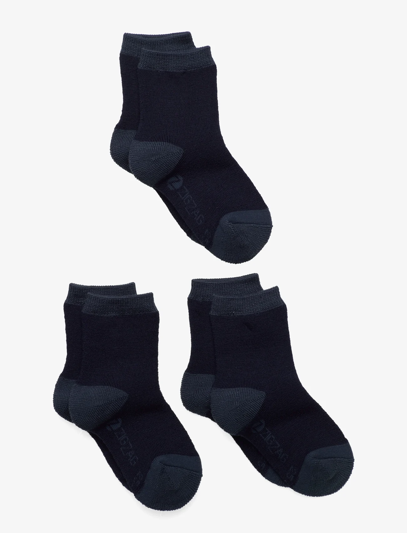 ZigZag - Lime 3-Pack Socks - laveste priser - midnight navy - 0