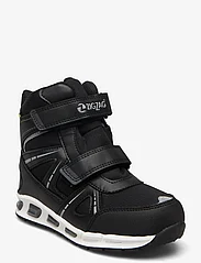 ZigZag - Taier Kids WP Boot W/lights - laisvalaikio batai aukštu aulu - black - 0