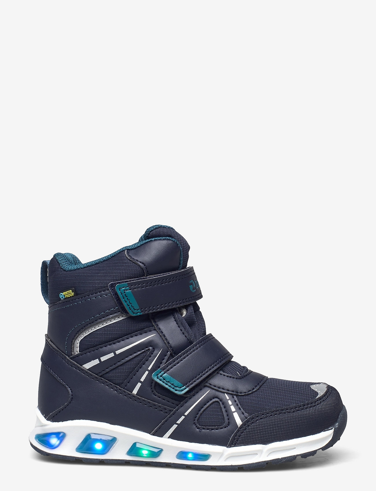 ZigZag - Taier Kids WP Boot W/lights - navy - 1