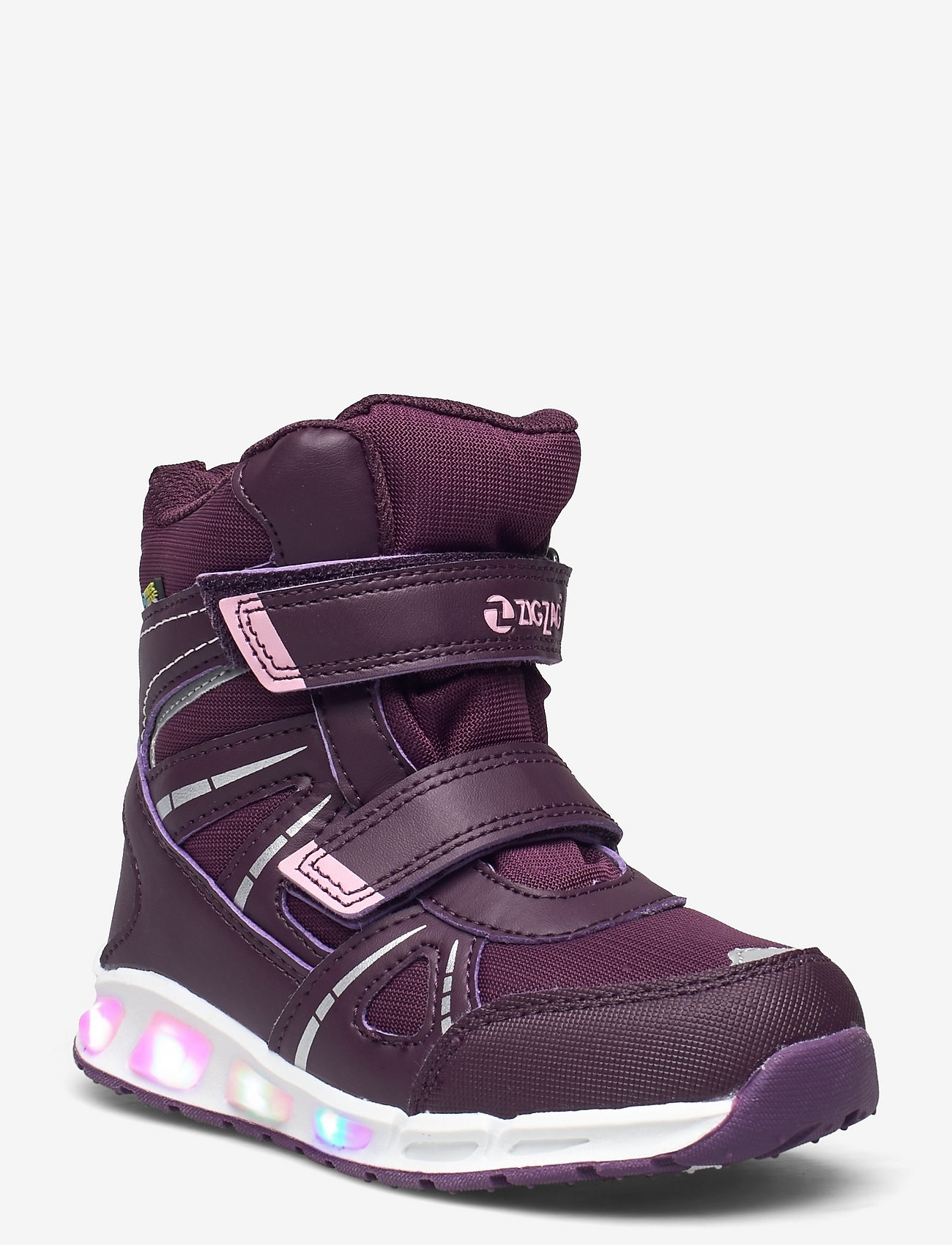ZigZag - Taier Kids WP Boot W/lights - purple - 0