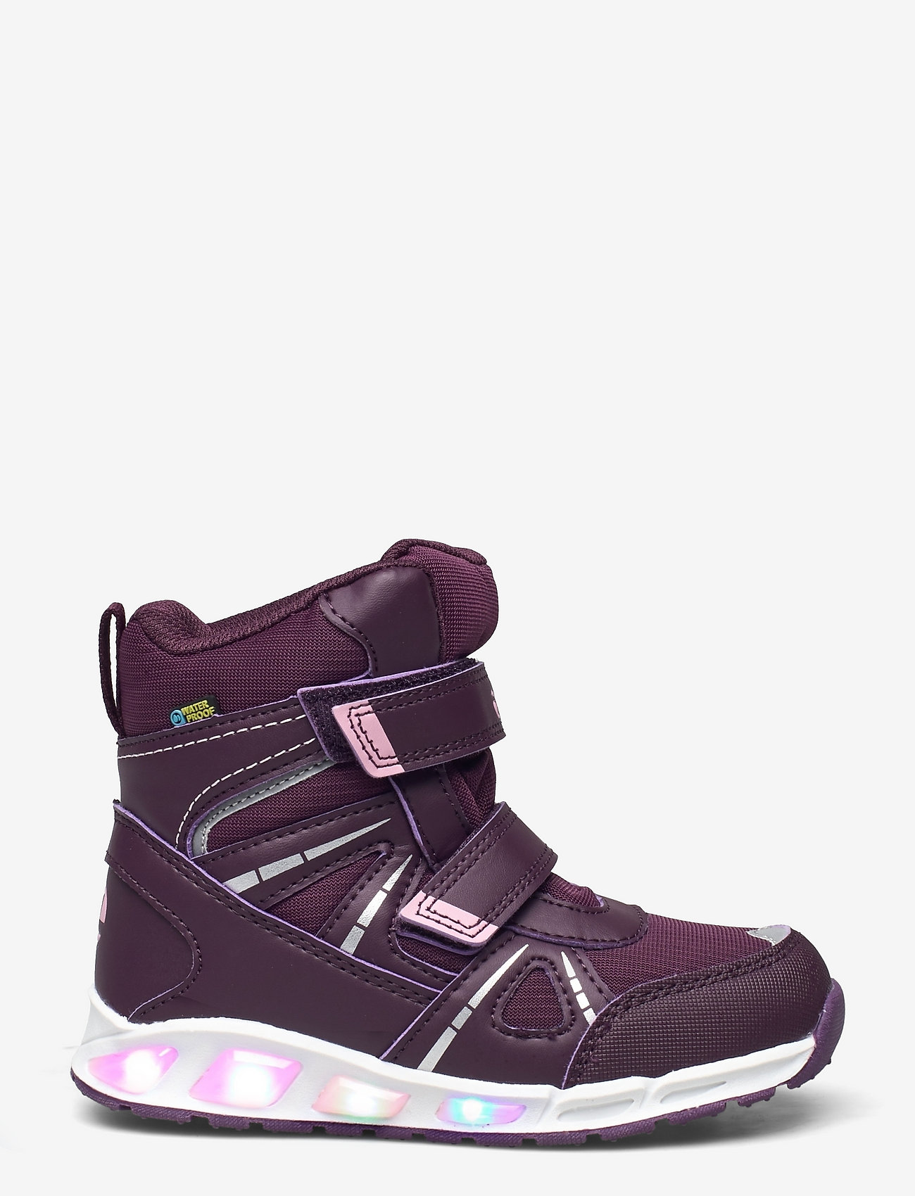 ZigZag - Taier Kids WP Boot W/lights - purple - 1