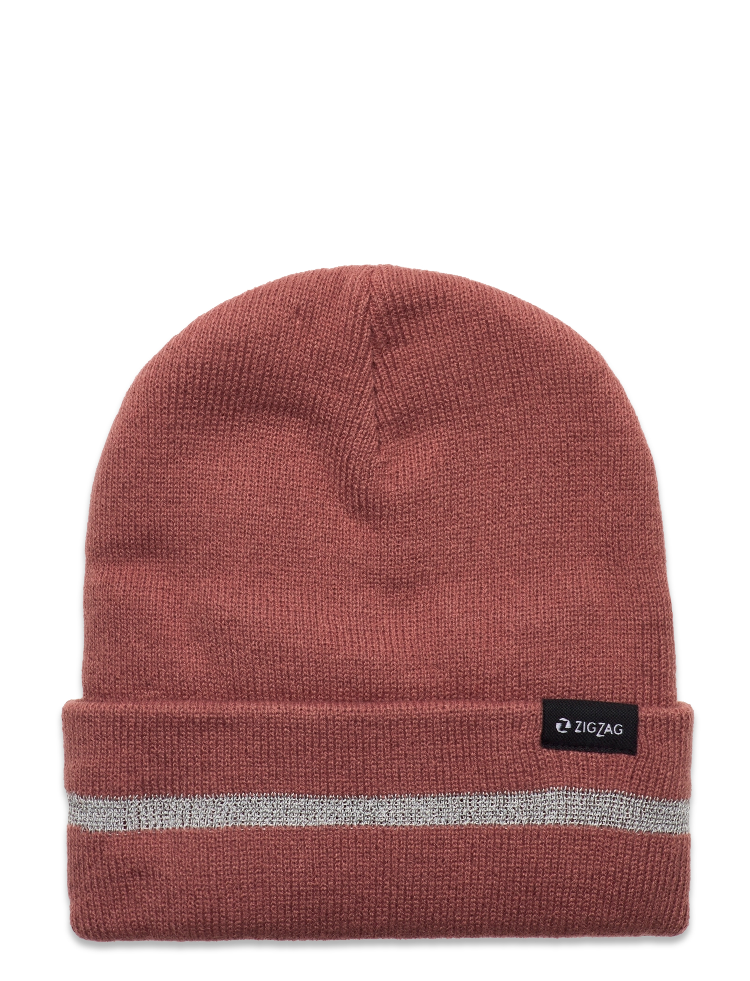 ZIGZAG Pacman Hat - Reflective Stripe Pink - One Size - Kinder