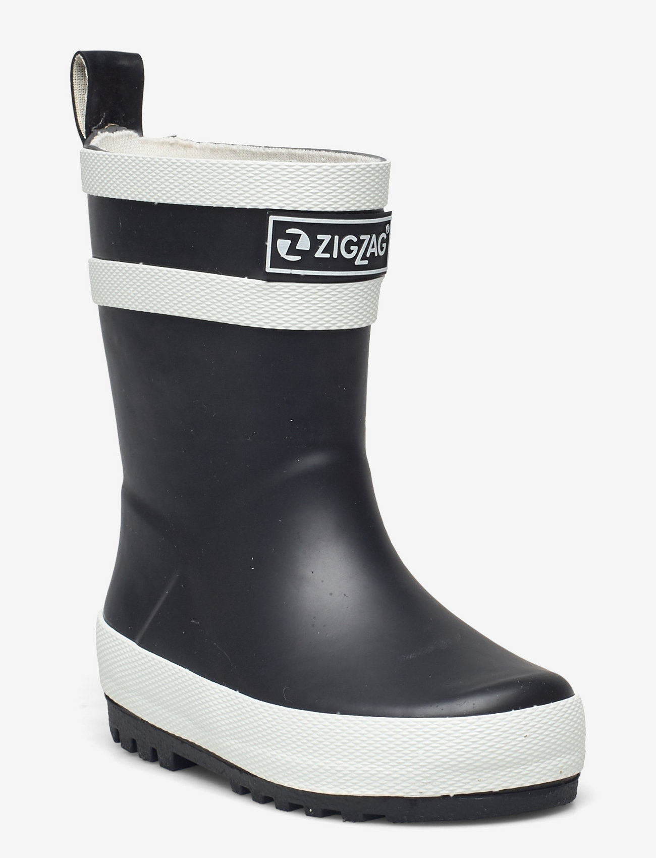 ZigZag - Hurricane Kids Rubber Boot - gummistøvler uten linjer - black - 0