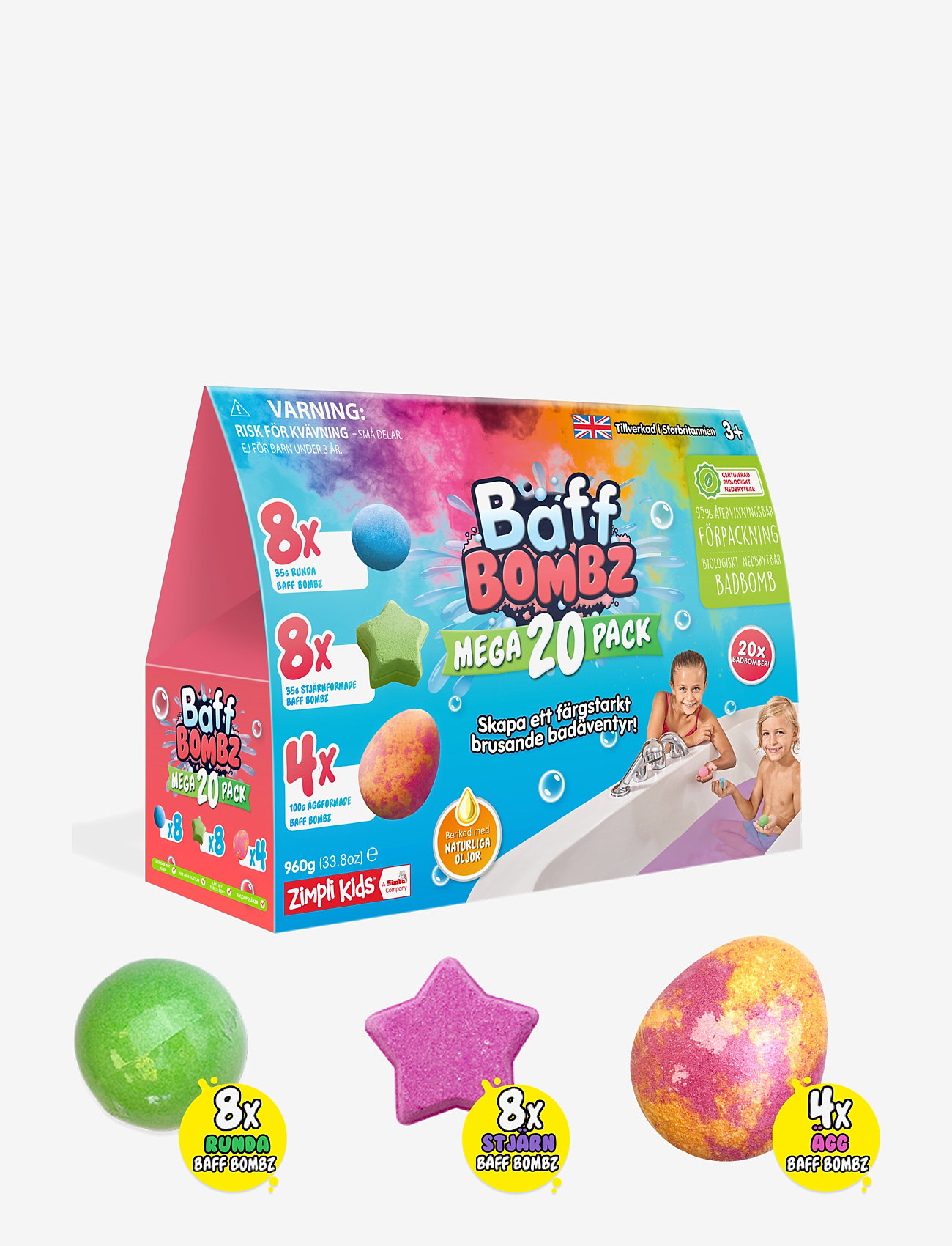 Zimpli kids - Zimpli Kids Baff Bombz Mega Pack - badeleker - multicoloured - 0