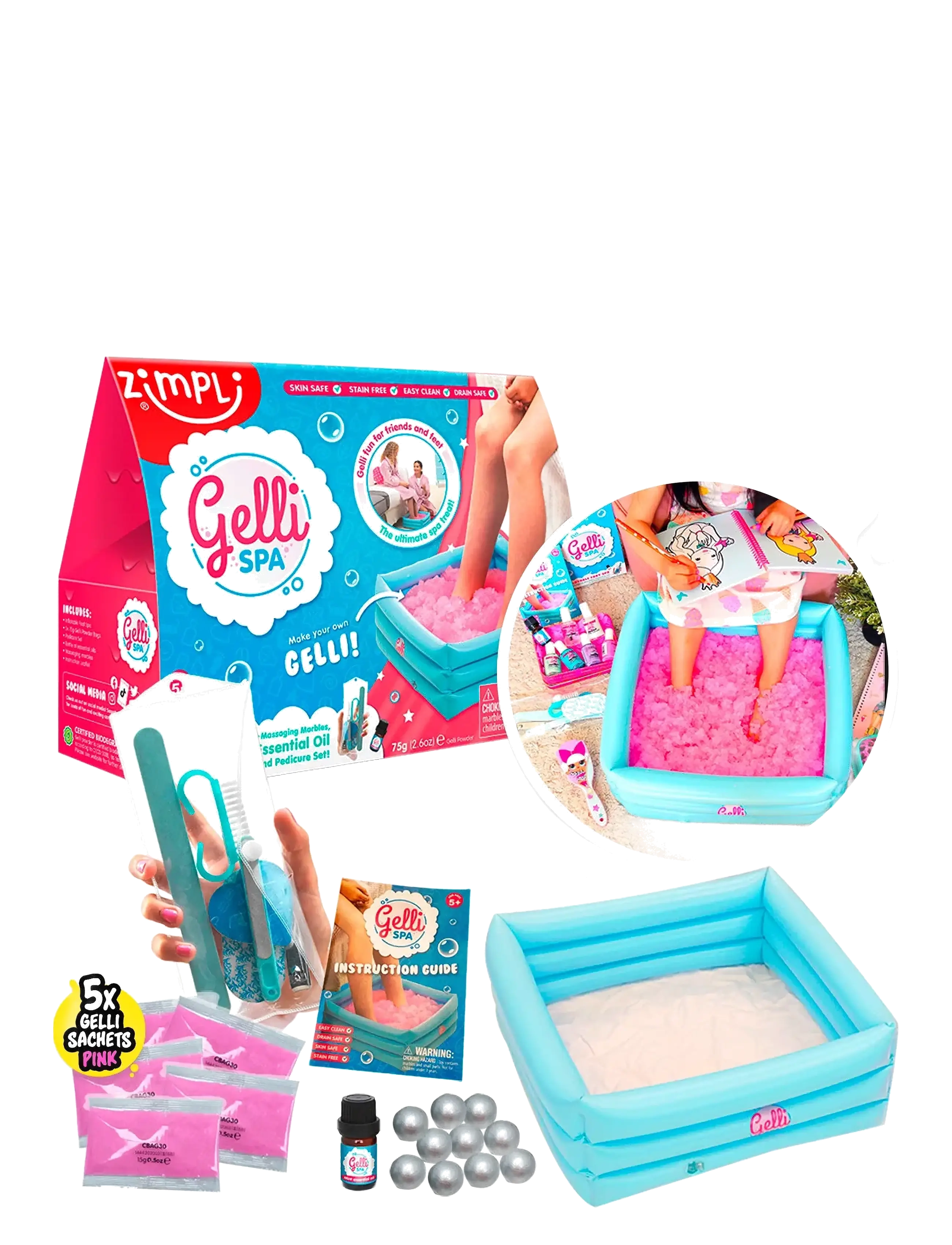 Zimpli kids Zimpli Kids Gelli Spa - 4 for 3 - MULTI COLOURED / multi