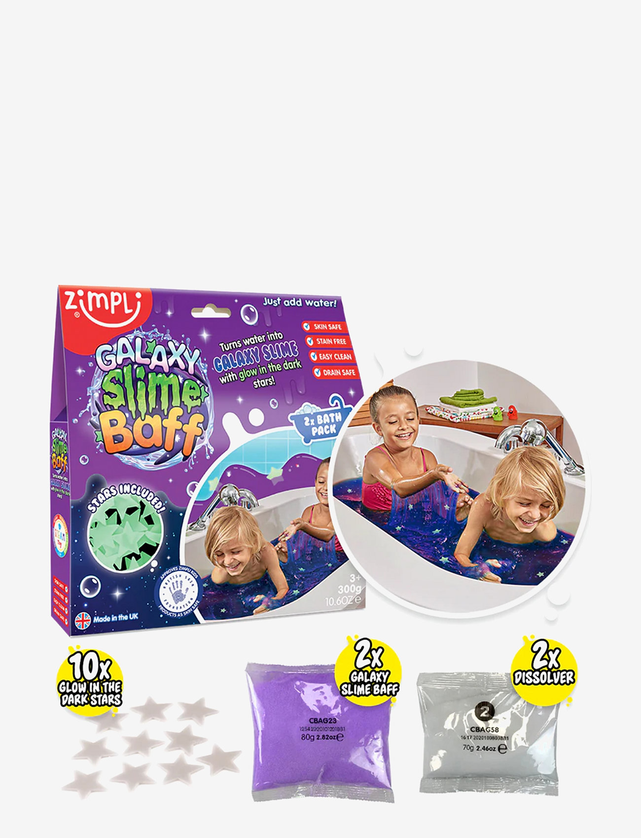 Zimpli kids - Zimpli Kids Galaxy Slime Baff - bath toys - multi coloured - 1