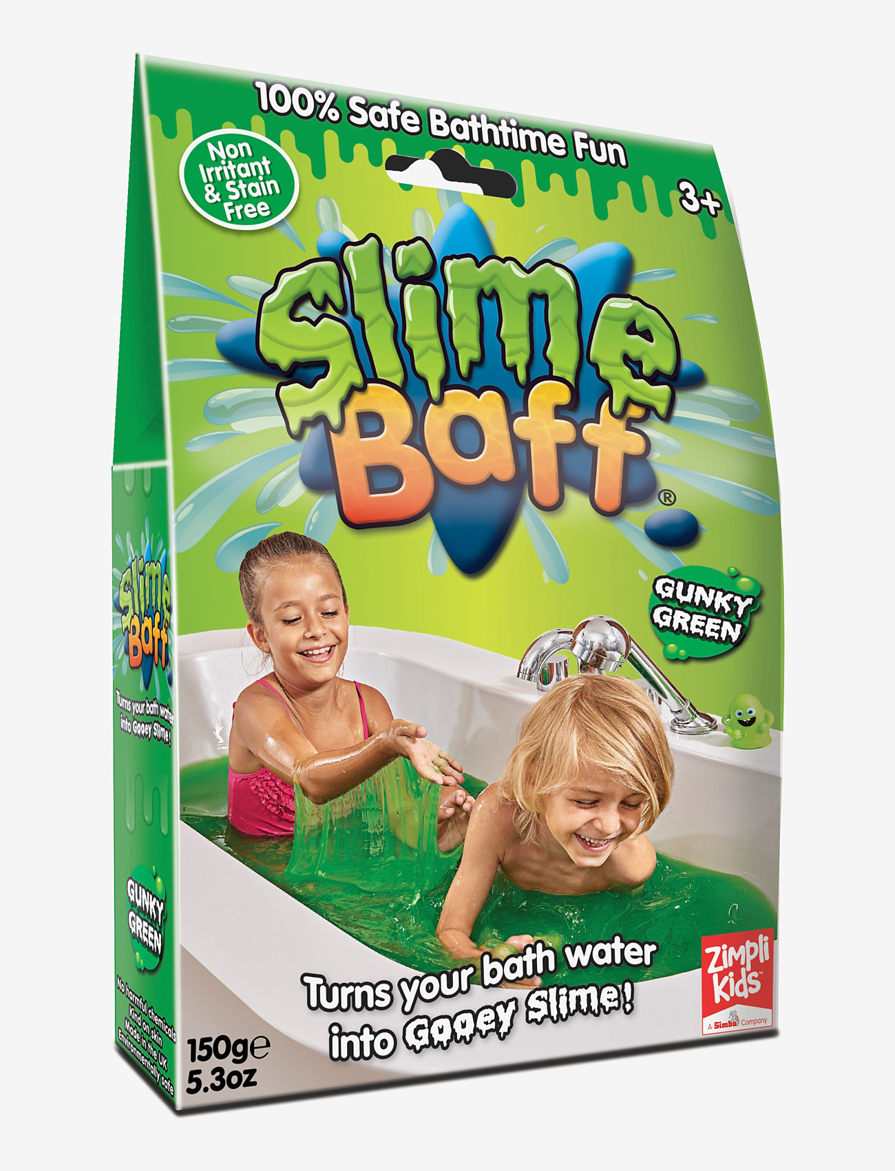 Zimpli kids - Zimpli Kids - Slime Baff Green - vannas rotaļlietas - green - 0