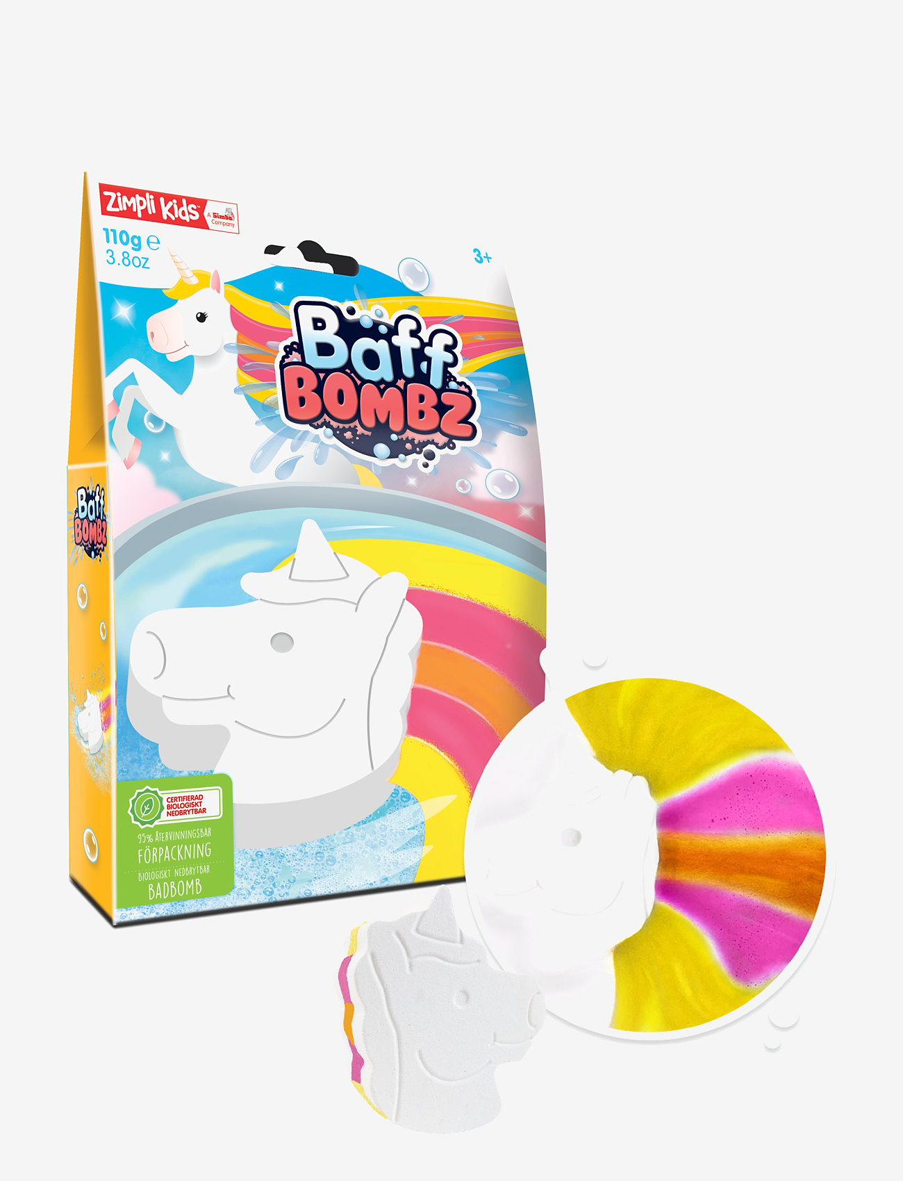 ZIMPLI Kinder Zimpli Kinder Baff Bombz Unicorn Patterned - One Size - Kinder