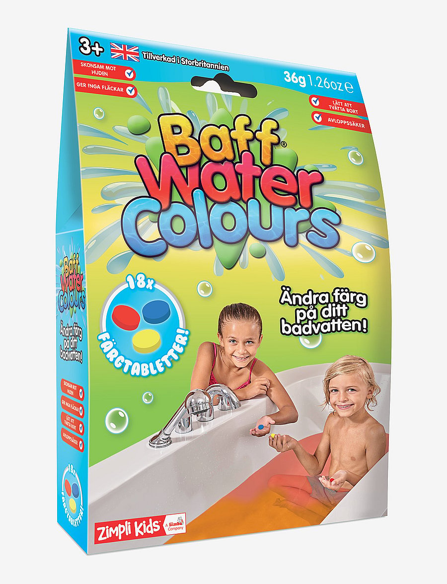 Zimpli kids - BAFF WATER COLOURS - 18 PACK - vannimänguasjad - multicoloured - 1