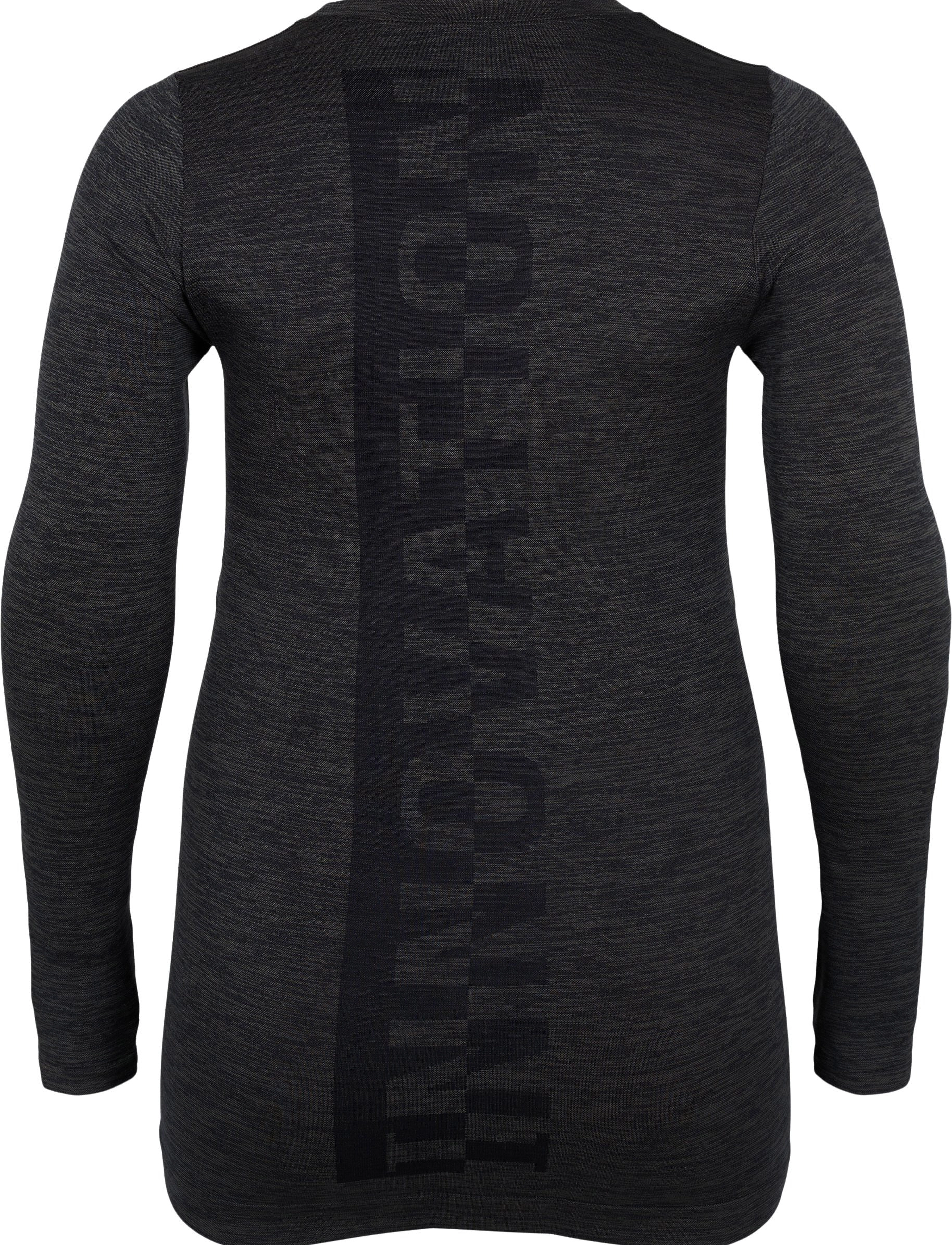 Zizzi - AFAN, L/S, SEAMLESS TOP - dark grey - 1