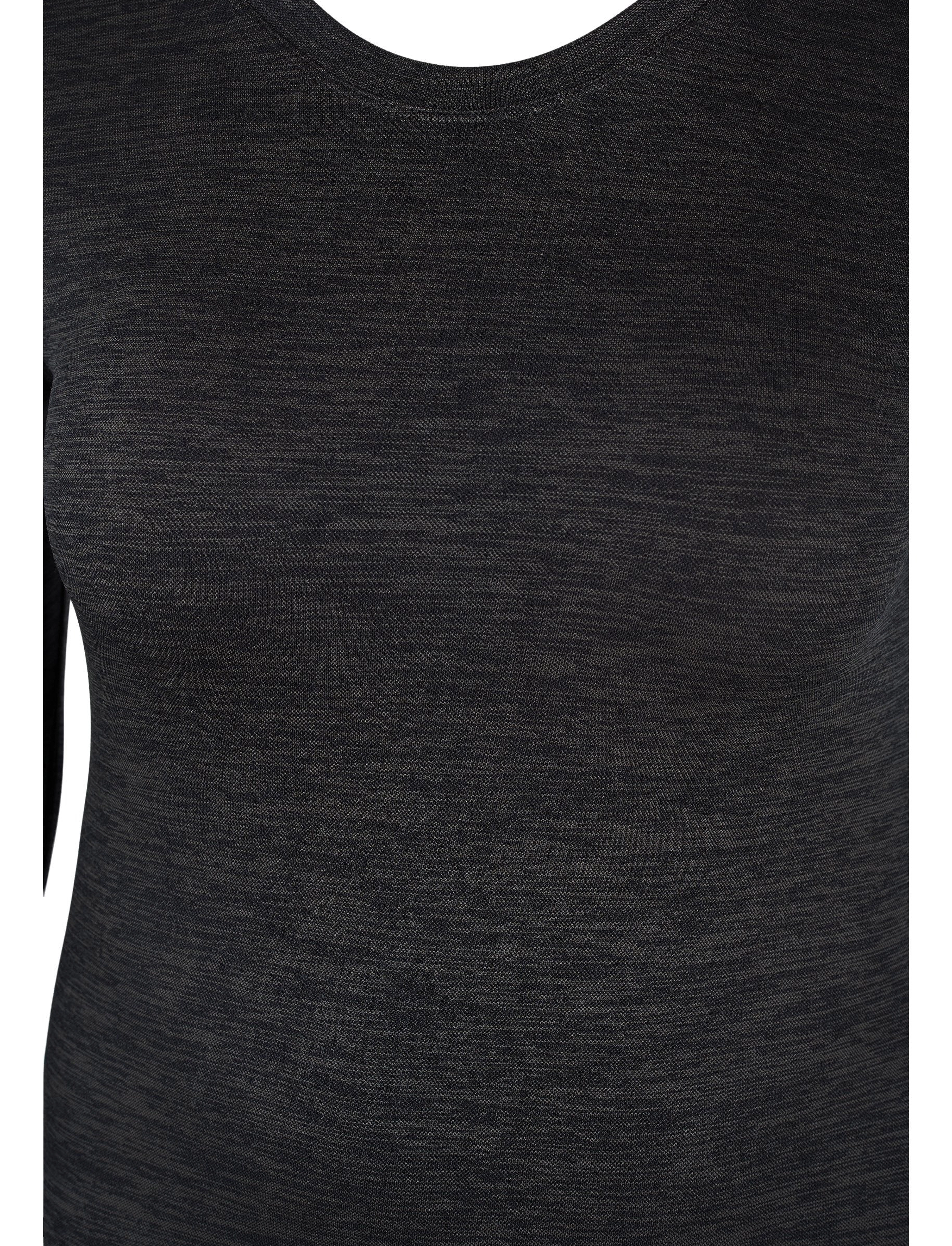 Zizzi - AFAN, L/S, SEAMLESS TOP - dark grey - 2