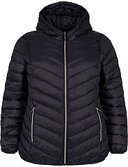 Zizzi - CASALLY, L/S, JACKET - winter jackets - black - 0