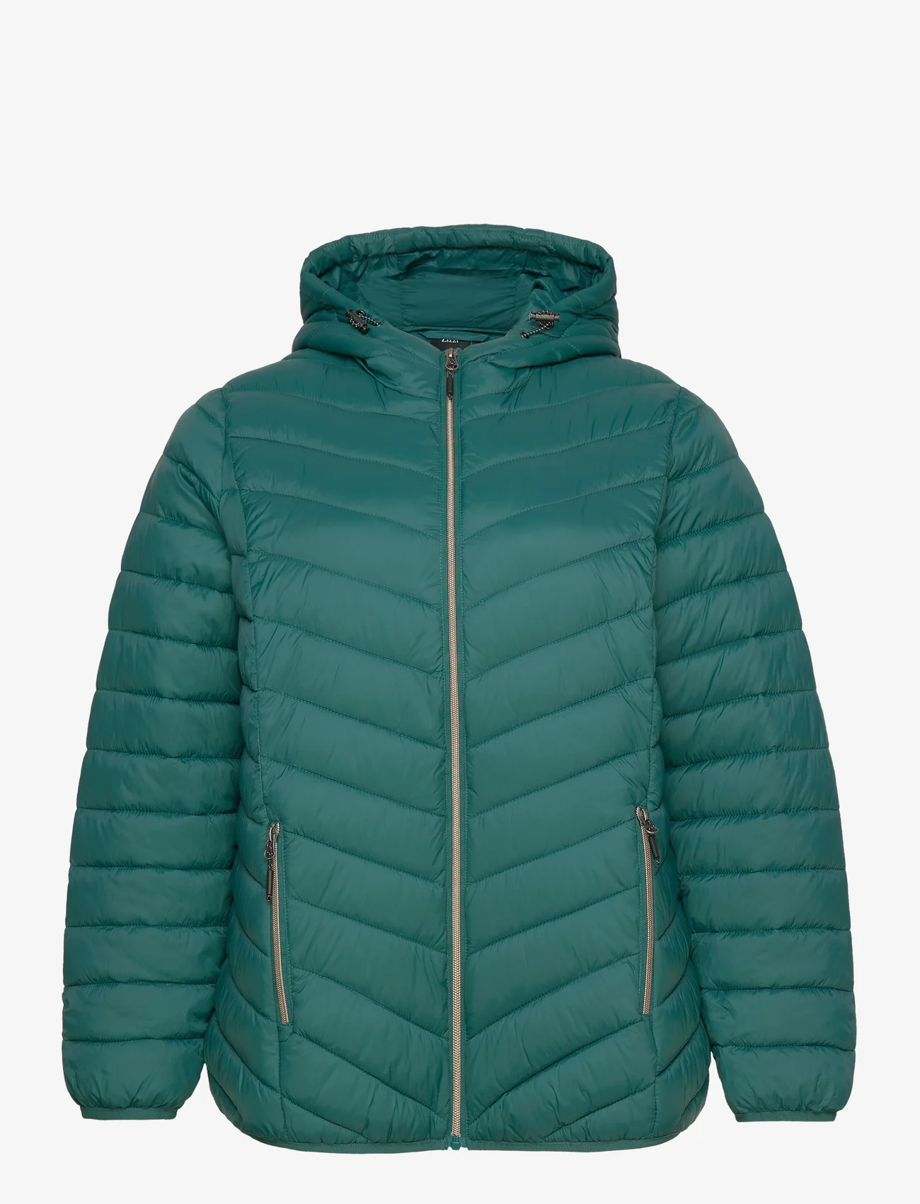 Zizzi - CASALLY, L/S, JACKET - winter jackets - green - 0