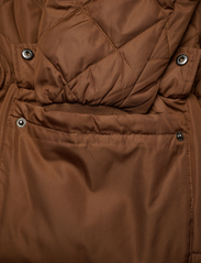 Zizzi - CACAMP HOOD, L/S, COAT - spring jackets - brown - 3