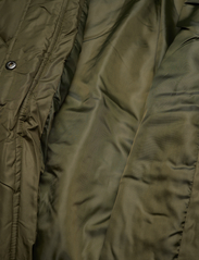 Zizzi - CACAMP HOOD, L/S, COAT - spring jackets - dark green - 4