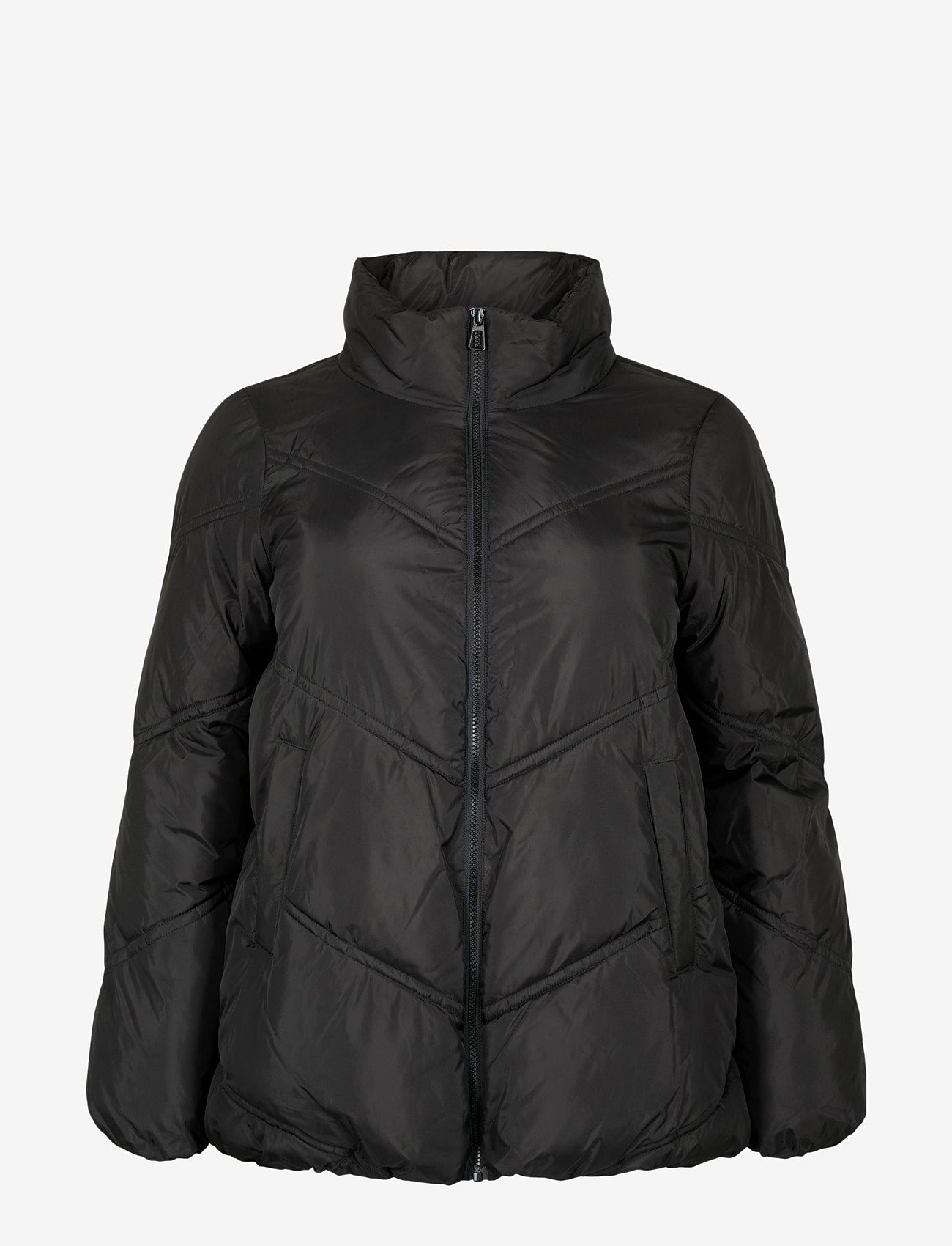 Zizzi - CAPAM, L/S, JACKET - winter jacket - black - 0