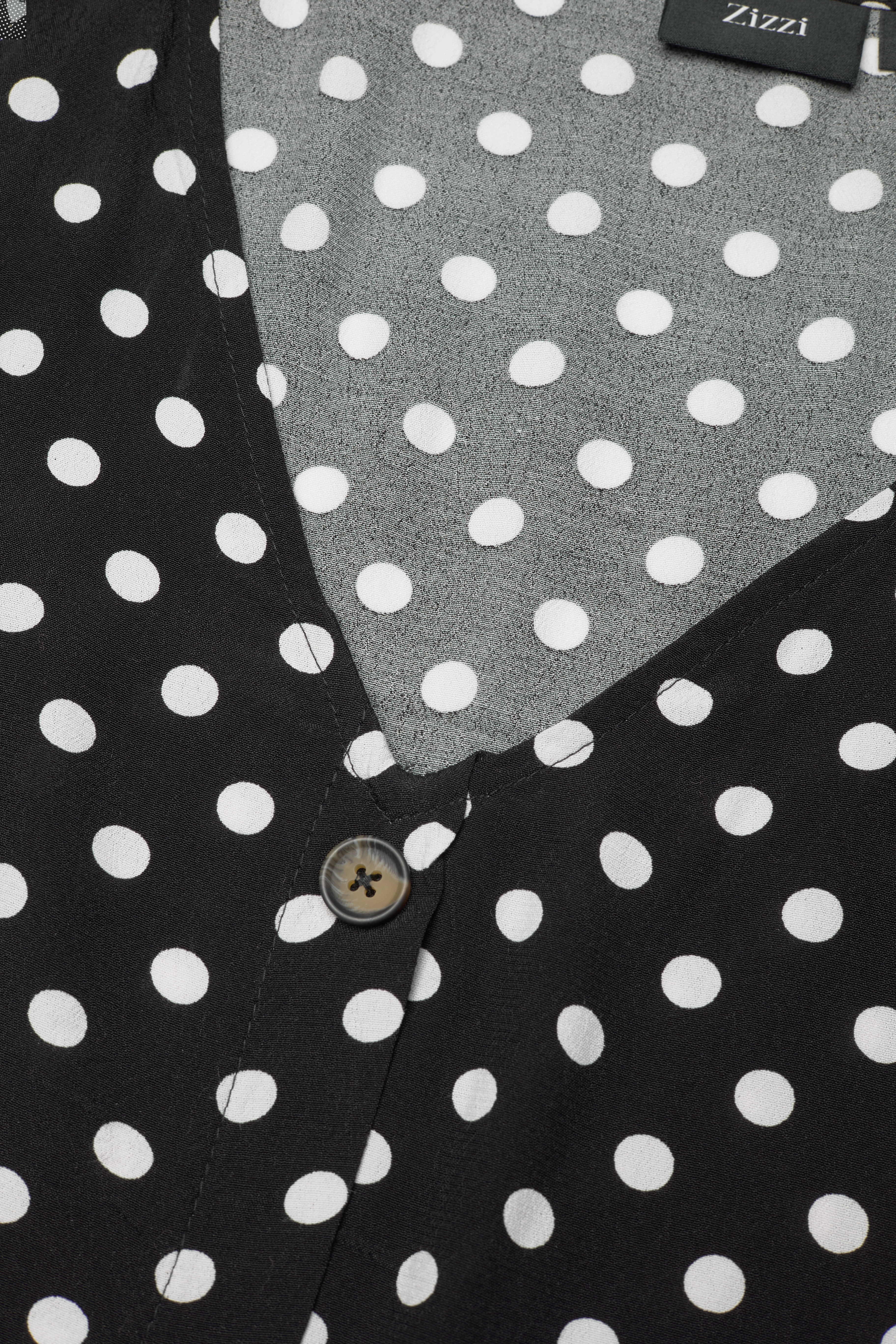 Zizzi - EBELLA, 1/2, BLOUSE - black dot - 2
