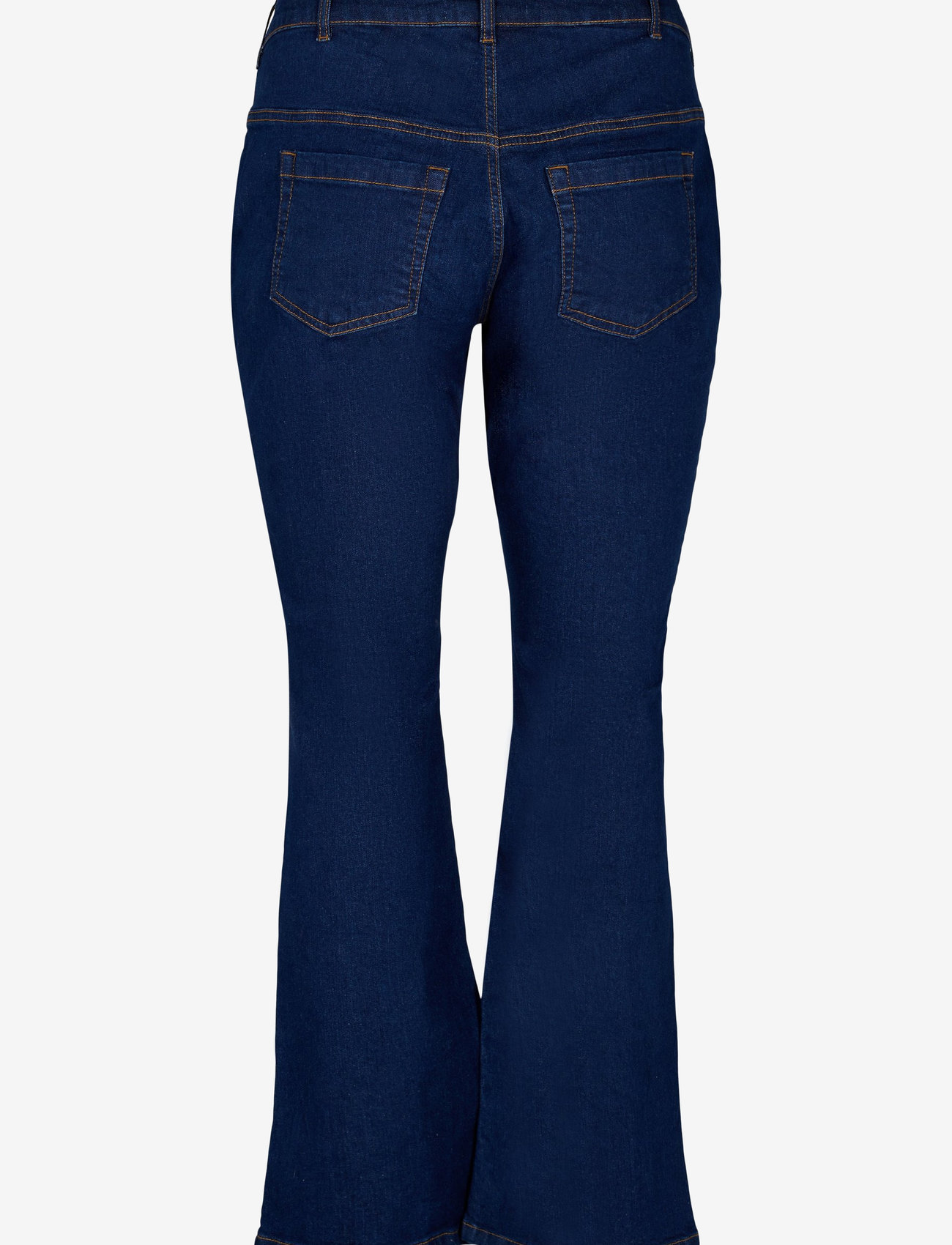 Zizzi - JOLIVIA, ELLEN JEANS - bootcut jeans - dark blue - 1