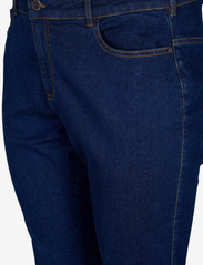 Zizzi - JOLIVIA, ELLEN JEANS - bootcut jeans - dark blue - 3