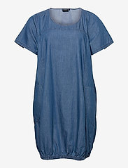JELLA, S/S, ABK DRESS - BLUE