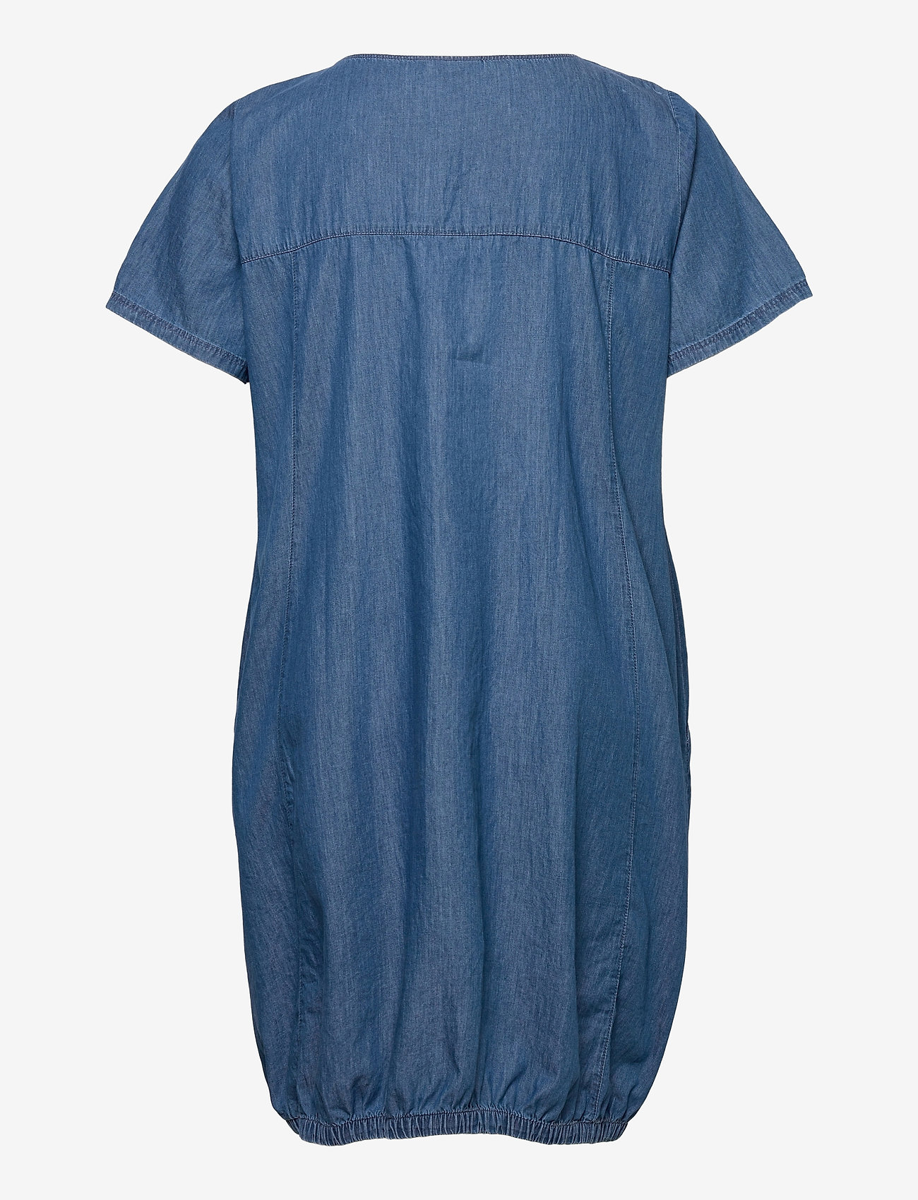 Zizzi - JELLA, S/S, ABK DRESS - džinsa kleitas - blue - 1