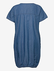Zizzi - JELLA, S/S, ABK DRESS - jeansklänningar - blue - 1