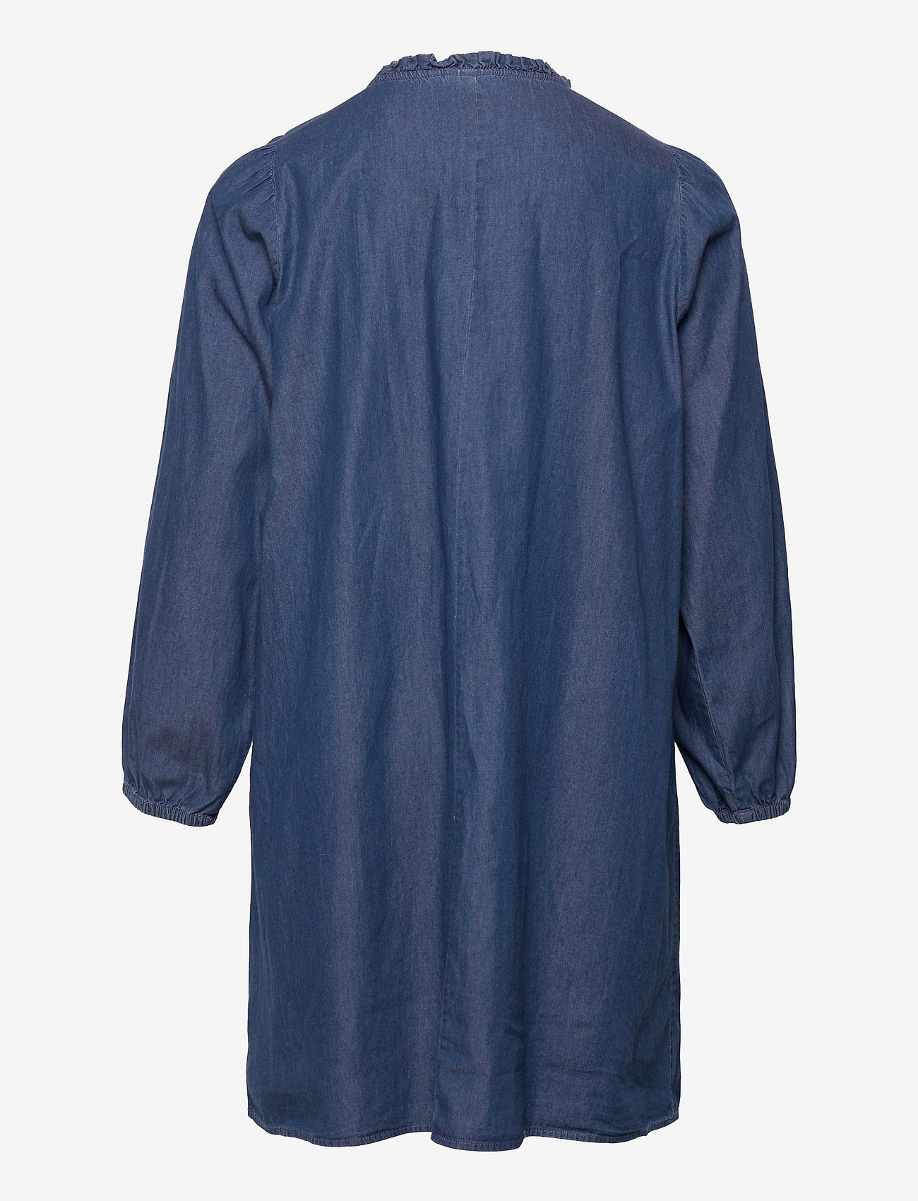 Zizzi - JKATRINE, L/S, ABK DRESS - blue denim - 1