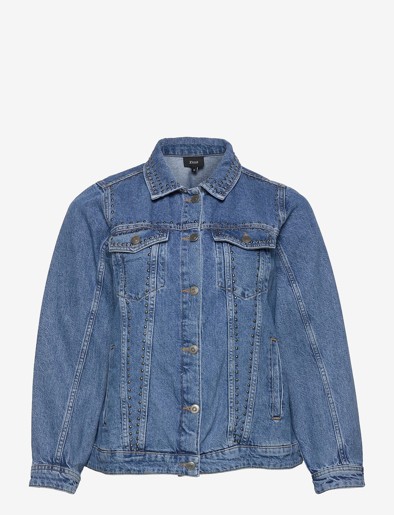 Zizzi - JKIARA, L/S, JACKET - blue denim - 0