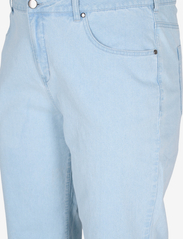 Zizzi - JGAIGA, CROP, VERA JEANS - raka jeans - light blue stripe - 2