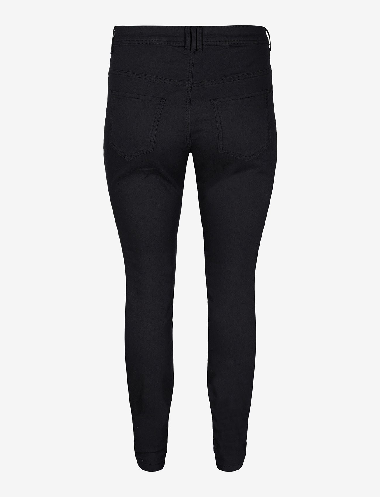 Zizzi - Nille Jeans Plus Size High Waist Slim Fit - aptempti džinsai - black - 1