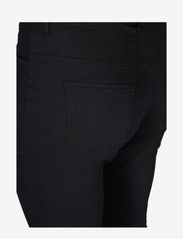 Zizzi - Nille Jeans Plus Size High Waist Slim Fit - slim fit -farkut - black - 4
