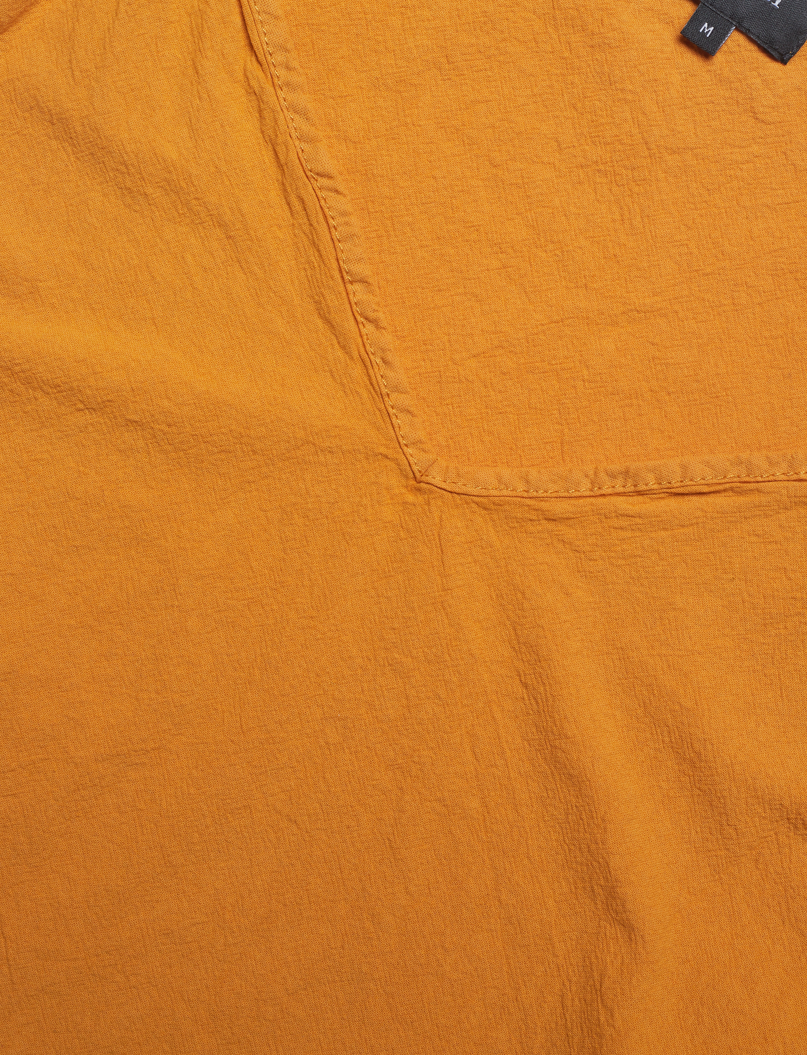 Zizzi - Top Cotton Plus Size V Neck Smocking - yellow - 2