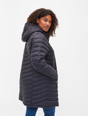 Zizzi - MSALLY, L/S, COAT - winter jackets - black - 4