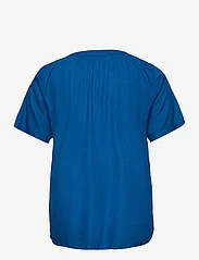 Zizzi - MARLEY, S/S, BLOUSE - blouses korte mouwen - blue - 1