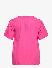 Zizzi - MARLEY, S/S, BLOUSE - short-sleeved blouses - pink - 1