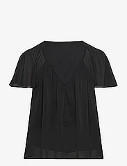 Zizzi - MAGNES, S/S, BLOUSE - blouses korte mouwen - black - 1
