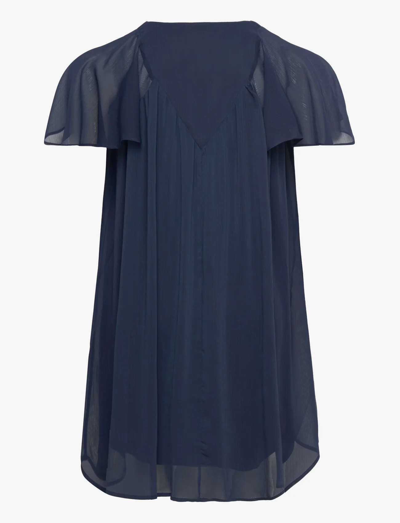 Zizzi - MAGNES, S/S, ABK DRESS - summer dresses - blue - 1