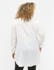 Zizzi - MSARALY, L/S, LONG SHIRT - overhemden met lange mouwen - white - 7