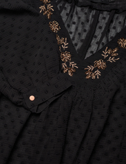 Zizzi - MVULA, L/S, BLOUSE - long-sleeved blouses - black - 2