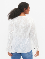 Zizzi - MSALLY, L/S, SHIRT - blouses met lange mouwen - white - 7